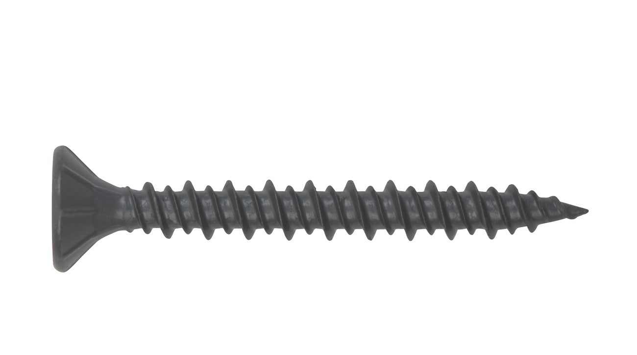 CEMENT BOARD SCREWS -  T25 Torx Drive Sharp Point Wafer Head with Nibs Hi-Lo Thread Ruspert Coated