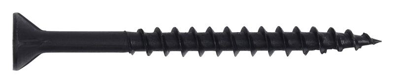 8x2 BLACK-PHILLIPS Assembly Screws #2 Phillips Drive Black Oxide Plated Flat Head with Nibs Type-17 Drilling Point