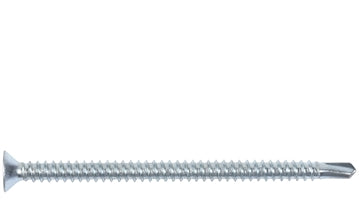 Self Drilling Screws Flat Head Phillips Zinc Plated