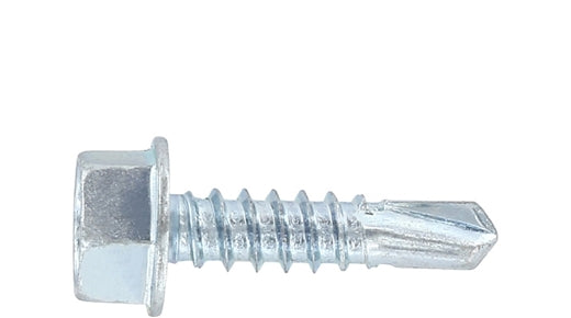 10x3/4 HIGH HEAD high hat SELF DRILLING SCREWS High Hex Washer Head Zinc Plated