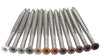 7 x 2-1/4 COLOR TRIM FINISH HEAD STAINLESS-TORX DECK SCREWS Torx (Star) Drive 305 Stainless Steel Trim Head with Nibs to Countersink Type-17 Cutting Point White Brown Dark Brown Gray Dark Gray Tan