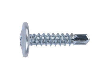MODIFIED TRUSS HEAD SELF DRILLING SCREWS #2 Phillips Drive Zinc Plated Steel