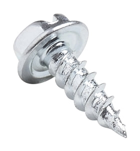 SELF PIERCING SCREWS Sharp Double Lead Thread 1/4 Slotted Hex Washer Head Zinc Plated
