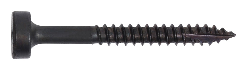 FINE- FACE FRAME SCREWS Square Drive Plain Dri-Lube Steel Fine Thread (For Harder Woods) Type-17 Drilling Point