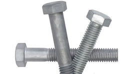 Hot Dipped Galvanized (HDG) A307 Hex Head Bolts, Hex Machine Bolts, Hex Through Bolts HEX MACHINE BOLTS Hot Dip Galvanized
