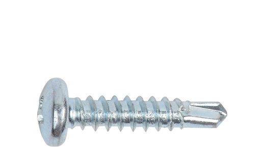 PAN HEAD SELF DRILLING SCREWS #2 Phillips Drive Zinc Plated Steel