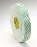 White 3M Double Coated Urethane Foam Tape Off