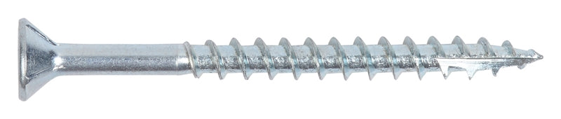 8x2 ZINC-COMBO Assembly Screws Combo (Square & Phillips) Drive Zinc Plated Flat Head with Nibs Type-17 Drilling Point