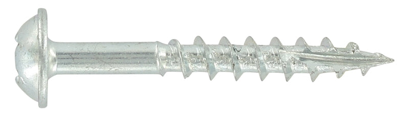 8x1-1/4 ROUND WASHER DEEP THREAD SCREWS Combo (Square & Phillips) Drive Zinc Plated Type-17 Drilling Point